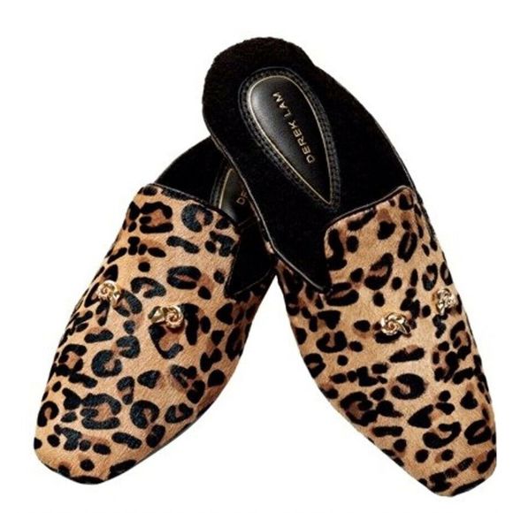 animal print smoking slippers